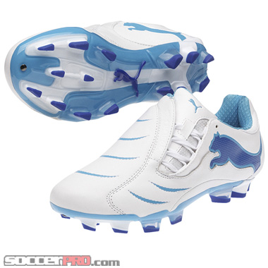puma soccer boots white
