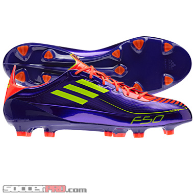 adidas F50 TRX FG Synthetic - Anodized Purple with Electricity Infrared Review - SoccerProse.com