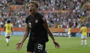 Wambach and USWNT Book Place in Final Fray