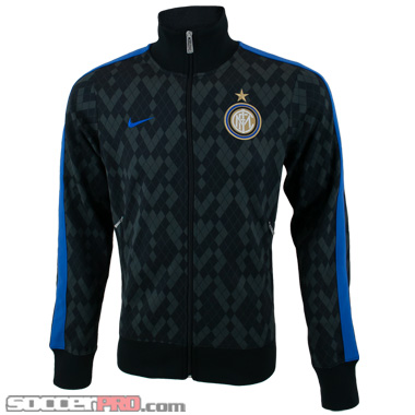 Nike Inter Milan Authentic N98 Jacket – Black with Blue