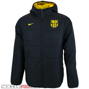 Nike Barcelona Flip It Reversible Jacket – Black with Tour Yellow