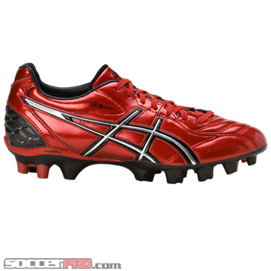 ASICS Lethal Stats SK Soccer Cleats – Metallic Red with Silver Review
