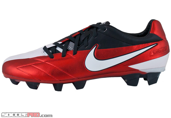 Nike T90 Laser IV KL Firm Ground Soccer Cleats – Challenge Red with Anthracite and White Review