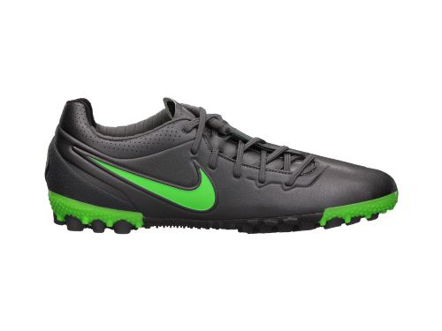 Nike5 Bomba Finale Turf Soccer Shoes Review- Metallic Dark Grey with Electric Green