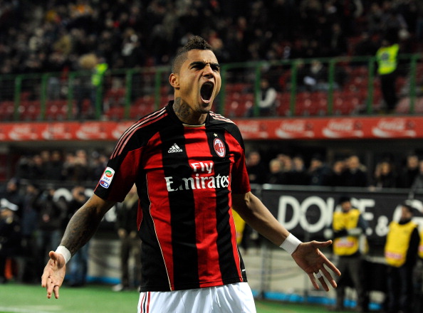 Kevin Prince Boateng Scores a Beauty To Begin the Destruction of Arsenal…(Video)