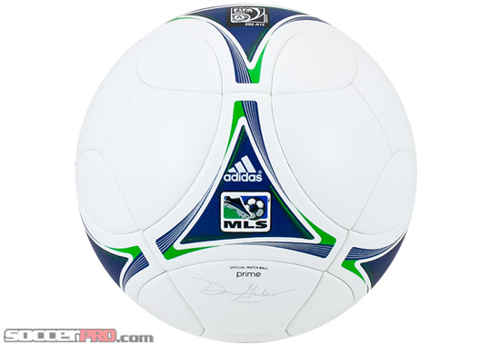 Adidas 2012 MLS Match Ball Review – White with Royal and Green