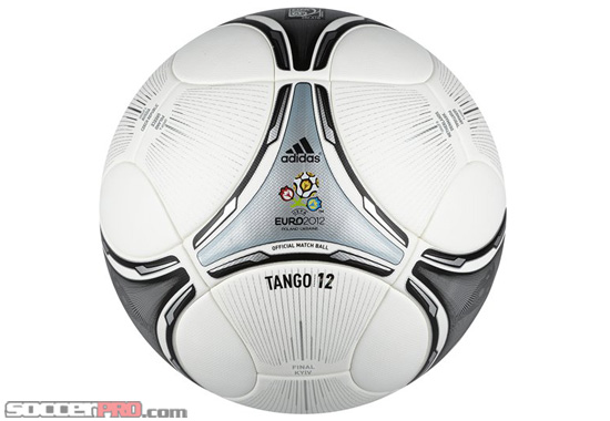Adidas Euro 2012 Finals Match Ball Review – White with Black and Metallic Silver