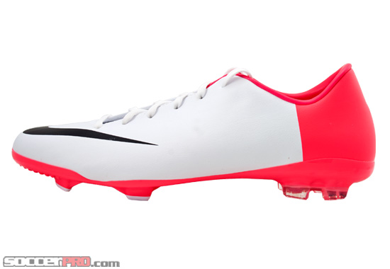 Nike Mercurial Glide III FG Review - White with Solar Red and Black - SoccerProse.com