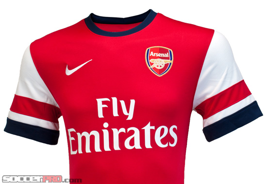 Revealed: Nike Arsenal Home Jersey 2012/13