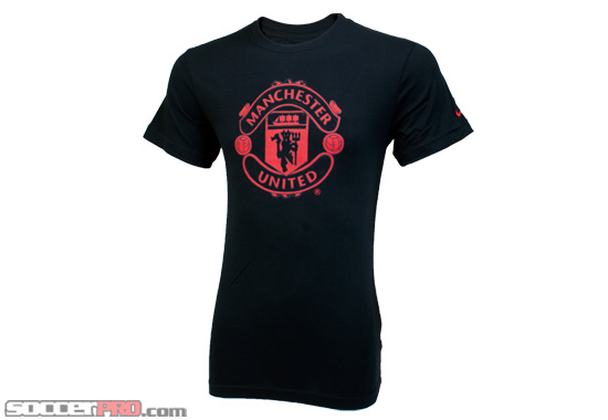 Nike Manchester United Crest Tee Review – Black with Diablo Red